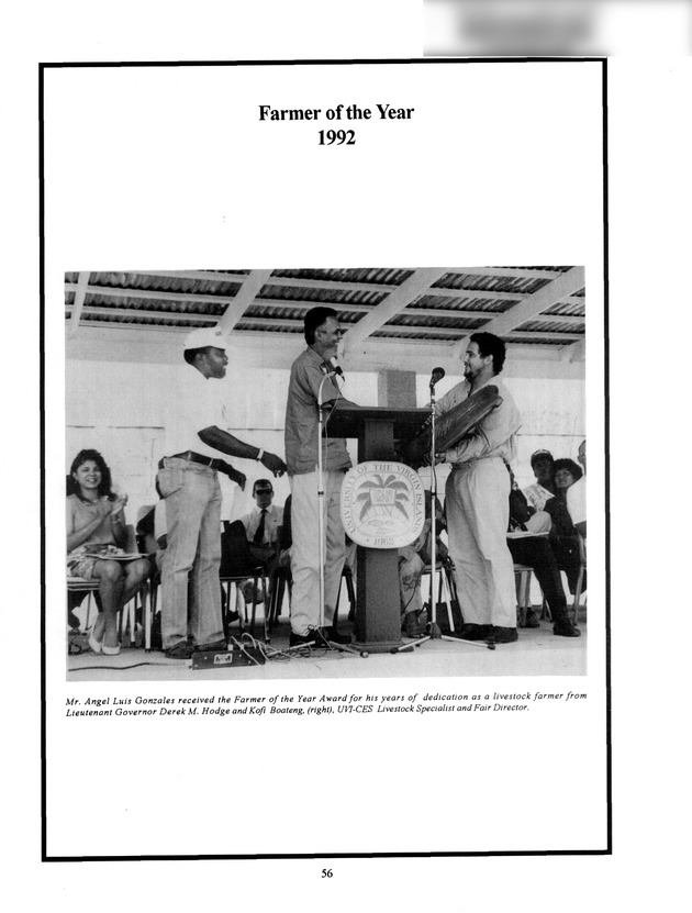 Agrifest : agriculture and food fair of St. Croix, Virgin Islands. 1993 - Page 56