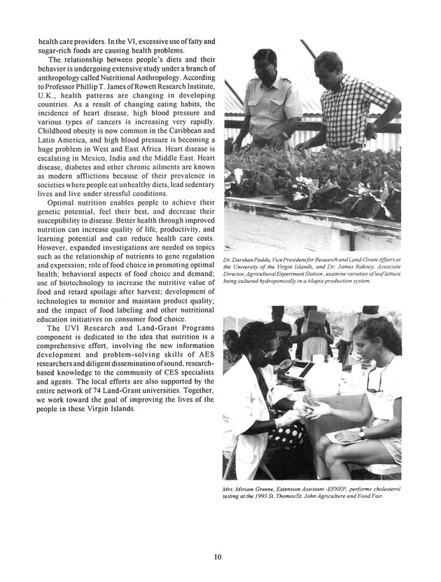 Agrifest : agriculture and food fair of St. Croix, Virgin Islands. 1994. - Page 11