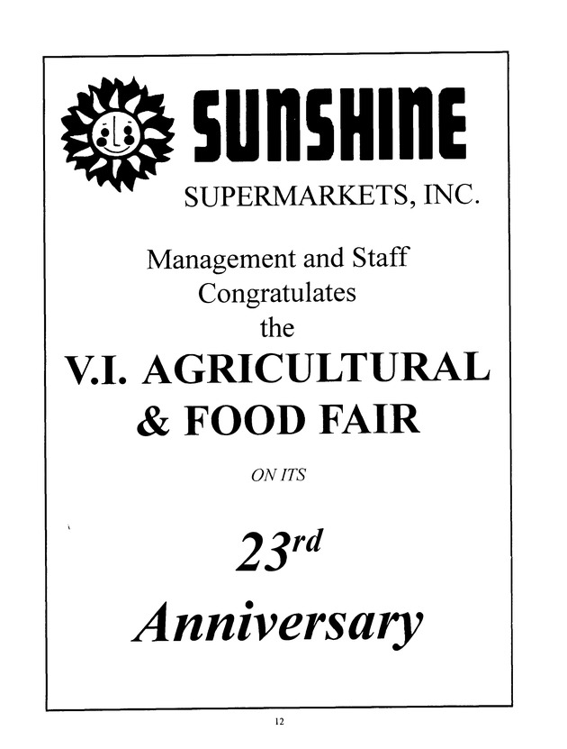 Agrifest : agriculture and food fair of St. Croix, Virgin Islands. 1994. - Page 13