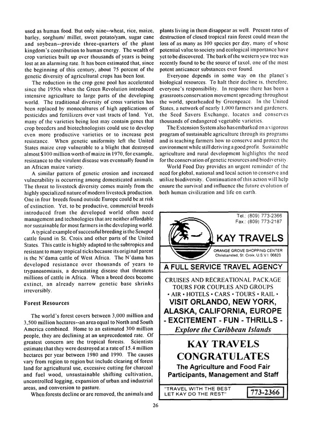 Agrifest : agriculture and food fair of St. Croix, Virgin Islands. 1994. - Page 27