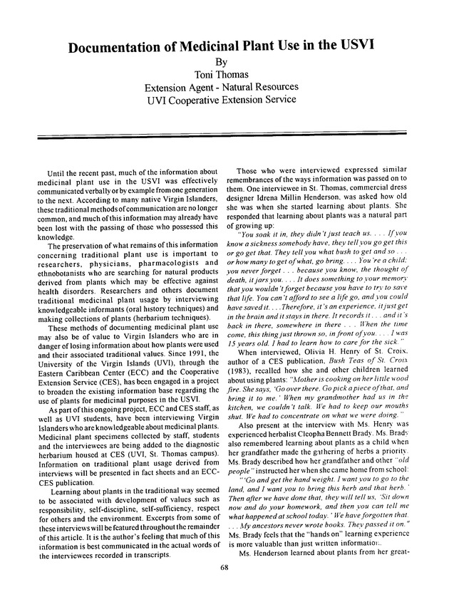 Agrifest : agriculture and food fair of St. Croix, Virgin Islands. 1994. - Page 69