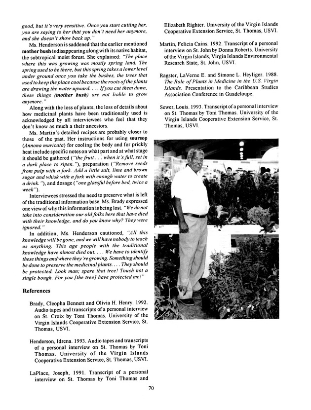 Agrifest : agriculture and food fair of St. Croix, Virgin Islands. 1994. - Page 71