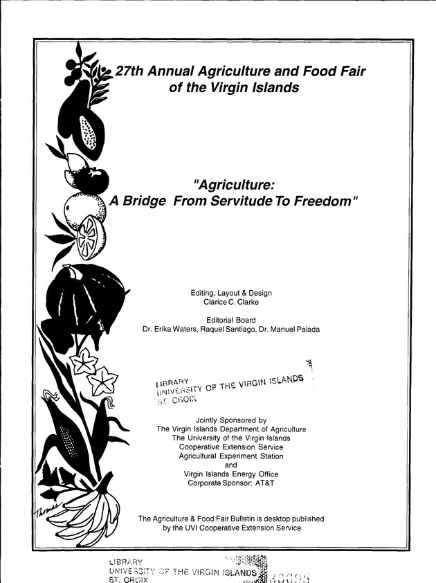 Agrifest : agriculture and food fair of St. Croix, Virgin Islands. 1998. - Page 2