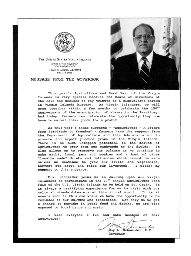 Agrifest : agriculture and food fair of St. Croix, Virgin Islands. 1998. - Page 8