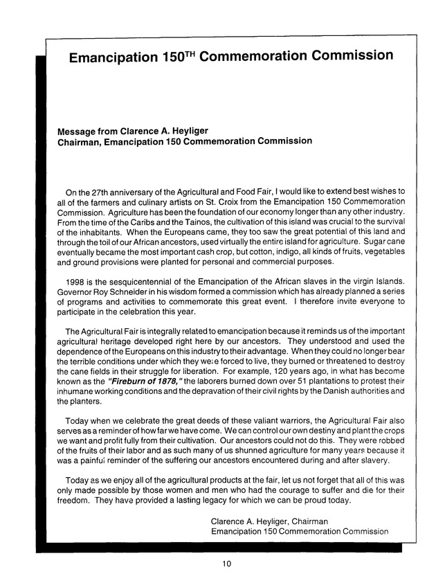 Agrifest : agriculture and food fair of St. Croix, Virgin Islands. 1998. - Page 11