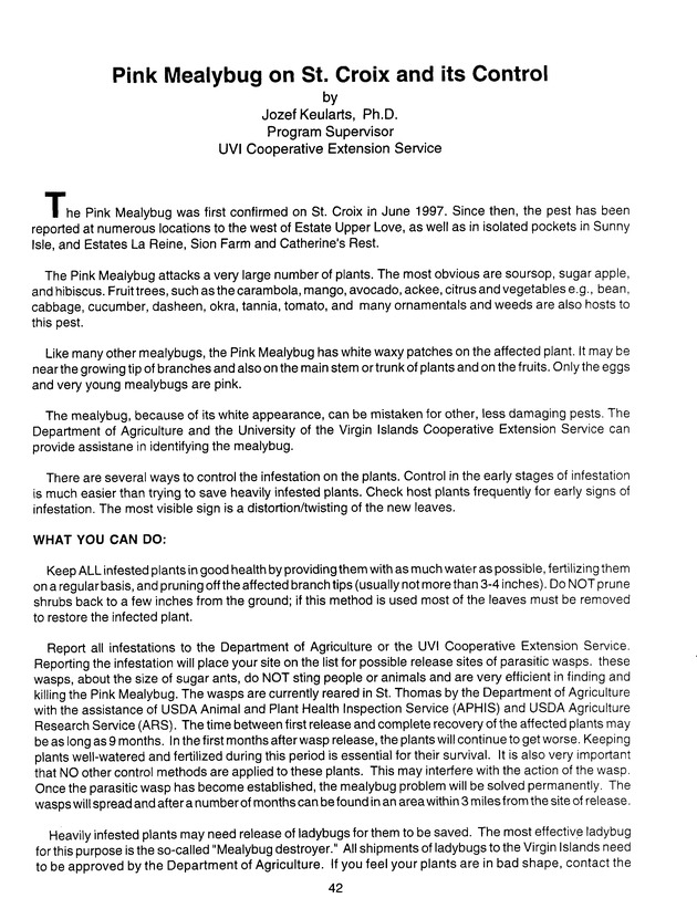 Agrifest : agriculture and food fair of St. Croix, Virgin Islands. 1998. - Page 47