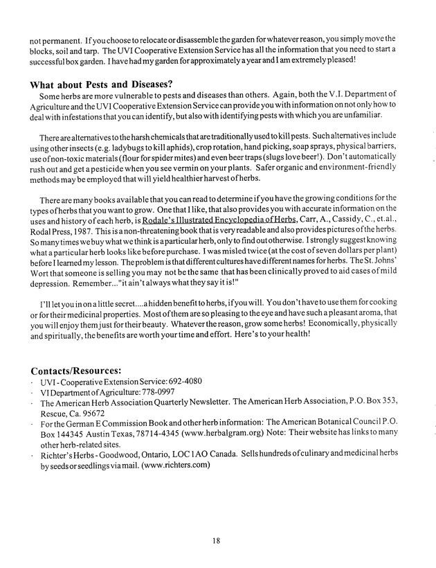 Agrifest : agriculture and food fair of St. Croix, Virgin Islands. 1999. - Page 18