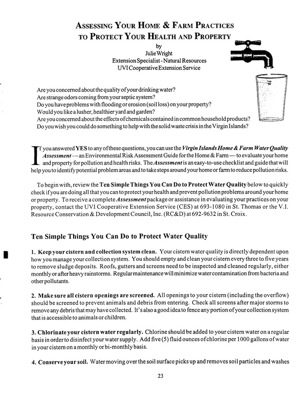 Agrifest : agriculture and food fair of St. Croix, Virgin Islands. 1999. - Page 23