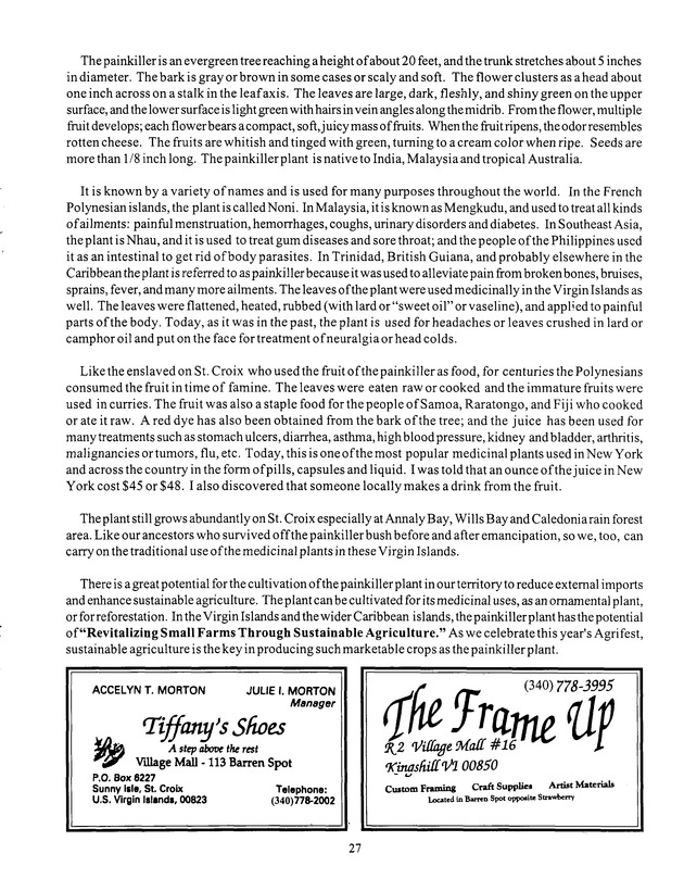 Agrifest : agriculture and food fair of St. Croix, Virgin Islands. 1999. - Page 27