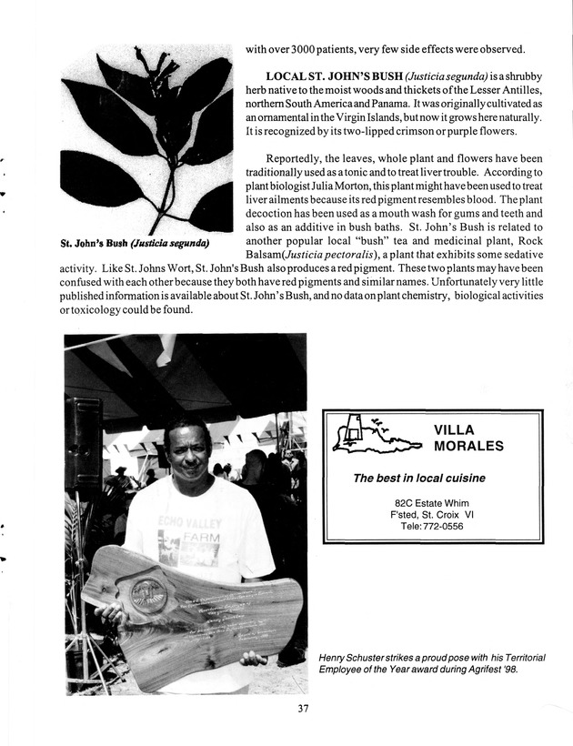 Agrifest : agriculture and food fair of St. Croix, Virgin Islands. 1999. - Page 37