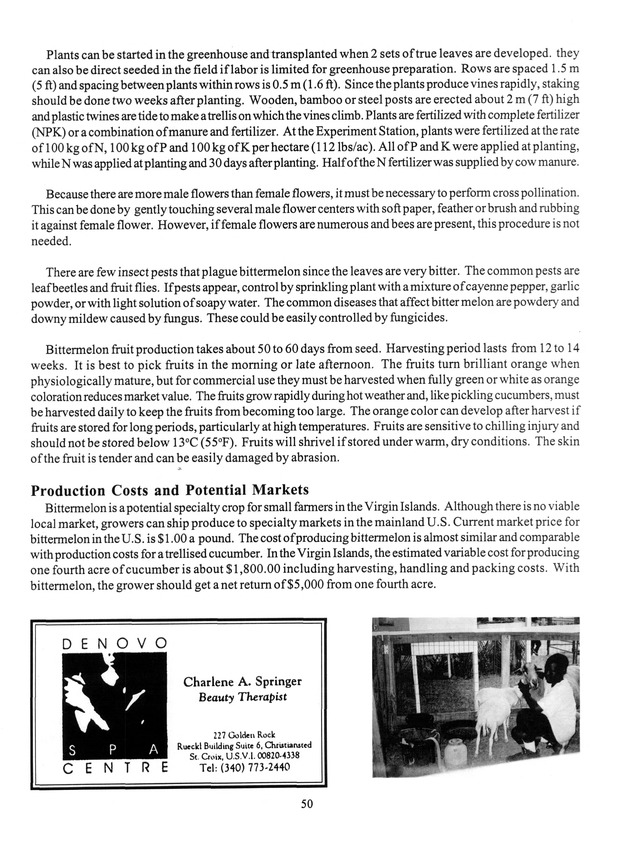 Agrifest : agriculture and food fair of St. Croix, Virgin Islands. 1999. - Page 50