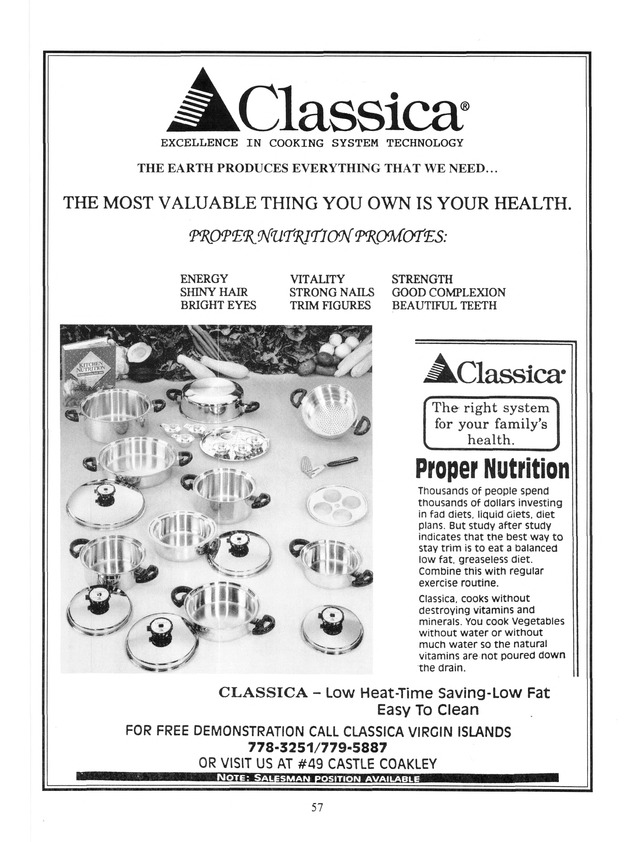 Agrifest : agriculture and food fair of St. Croix, Virgin Islands. 1999. - Page 57