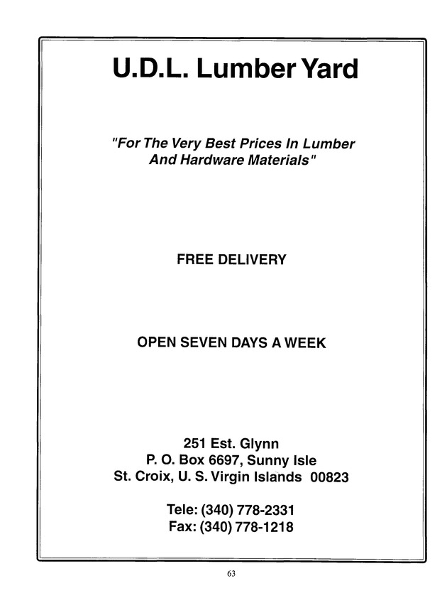 Agrifest : agriculture and food fair of St. Croix, Virgin Islands. 1999. - Page 63