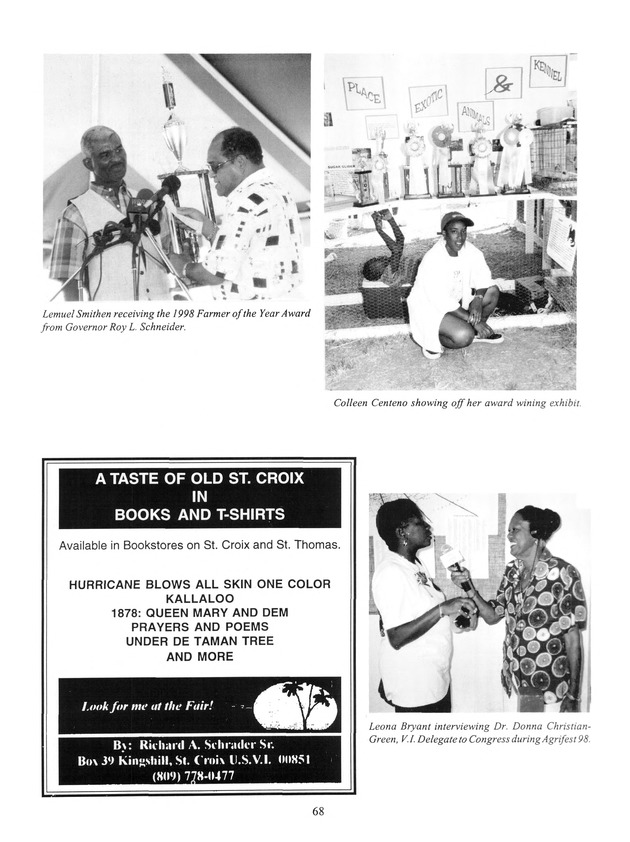 Agrifest : agriculture and food fair of St. Croix, Virgin Islands. 1999. - Page 68