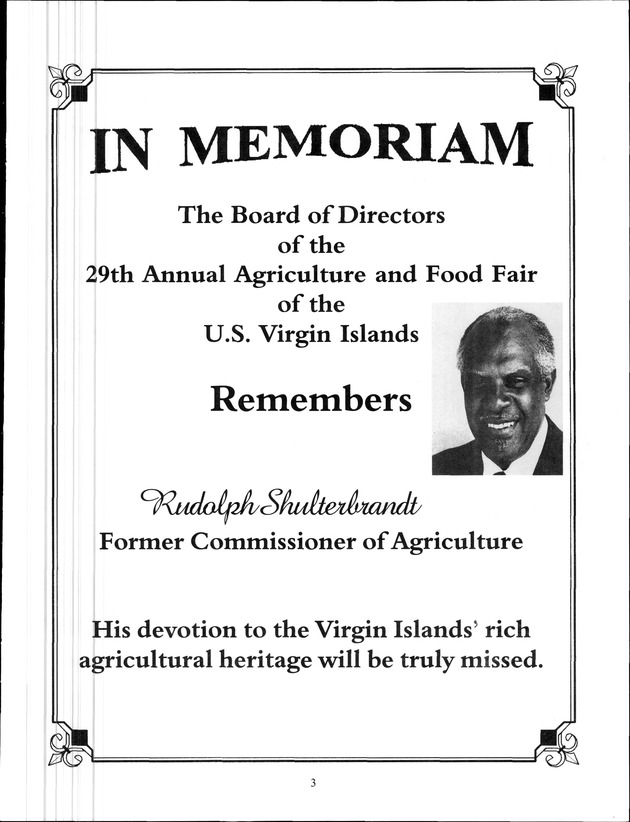 Agrifest : agriculture and food fair of St. Croix, Virgin Islands. 2000. - Page 3