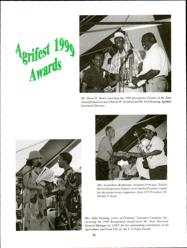 Agrifest : agriculture and food fair of St. Croix, Virgin Islands. 2000. - Page 26