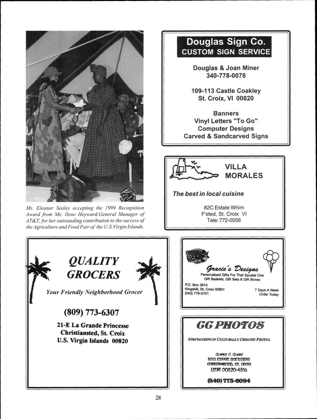 Agrifest : agriculture and food fair of St. Croix, Virgin Islands. 2000. - Page 28