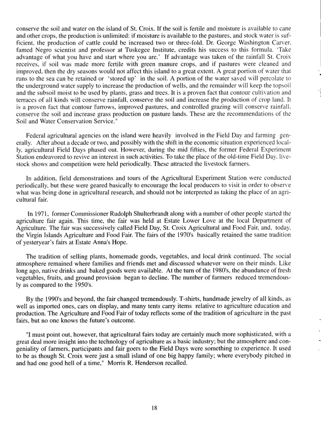 Agrifest : agriculture and food fair of St. Croix, Virgin Islands. 2001. - Page 18