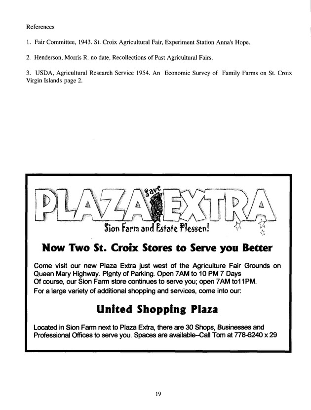 Agrifest : agriculture and food fair of St. Croix, Virgin Islands. 2001. - Page 19