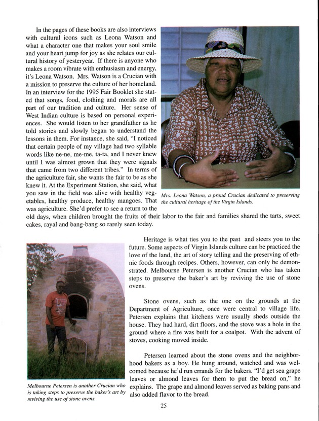 Agrifest : agriculture and food fair of St. Croix, Virgin Islands. 2001. - Page 25