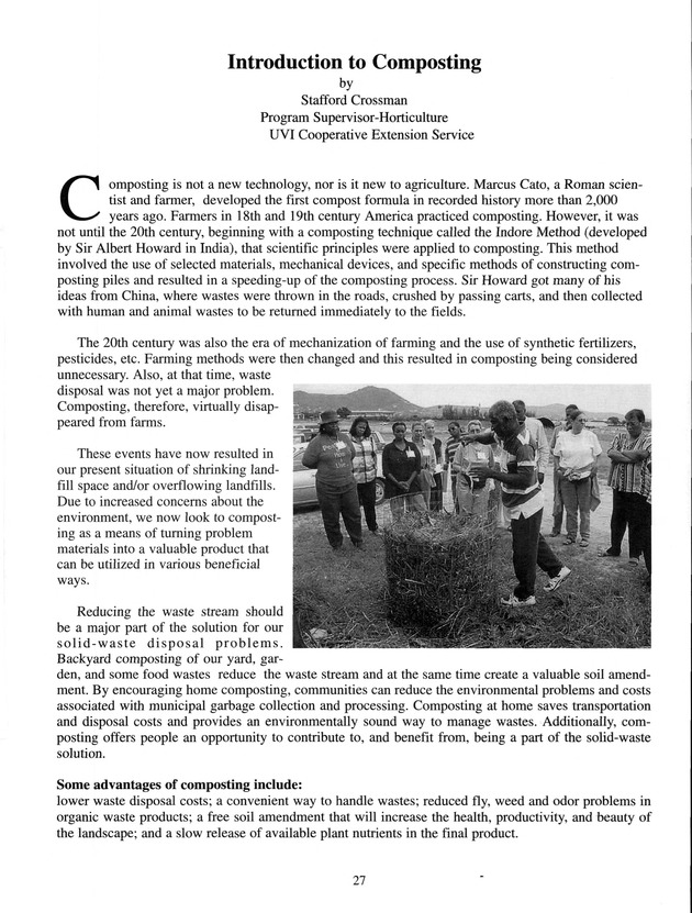 Agrifest : agriculture and food fair of St. Croix, Virgin Islands. 2001. - Page 27