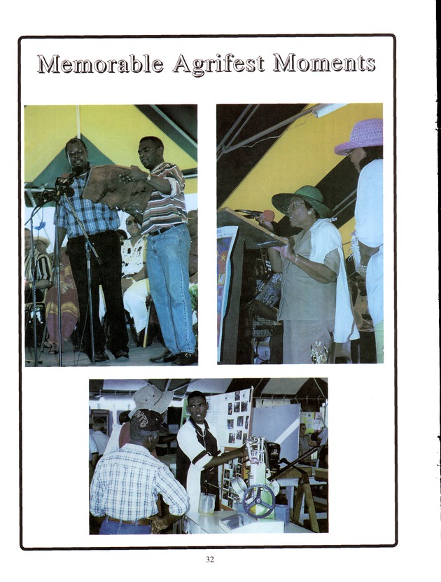 Agrifest : agriculture and food fair of St. Croix, Virgin Islands. 2001. - Page 32