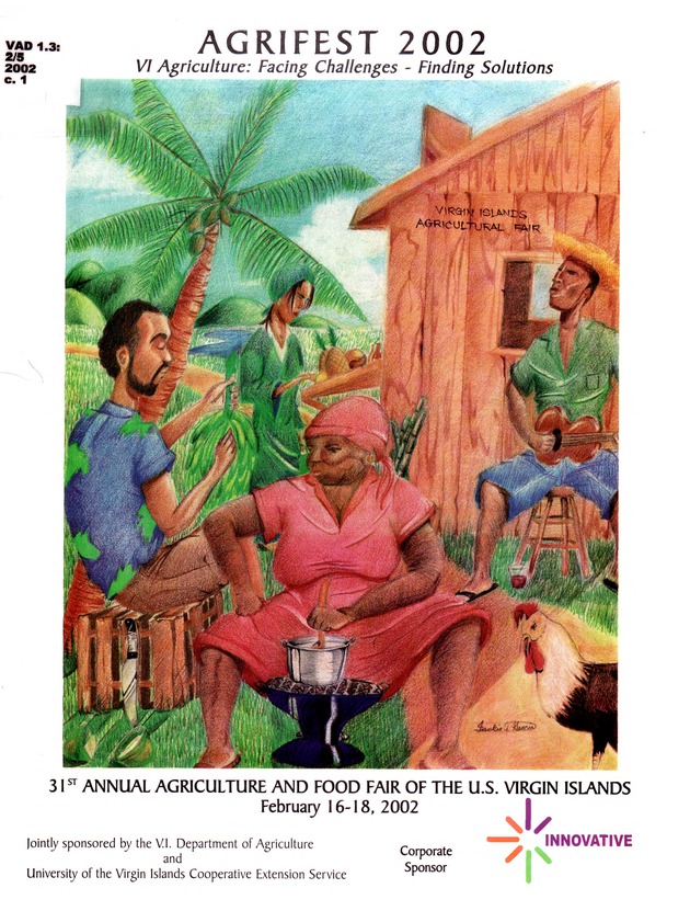 Agrifest : agriculture and food fair of St. Croix, Virgin Islands. 2002. - Front cover 1