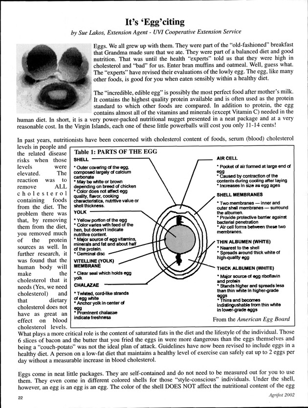 Agrifest : agriculture and food fair of St. Croix, Virgin Islands. 2002. - Page 22