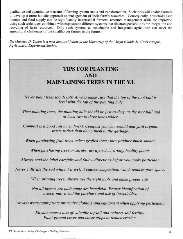 Agrifest : agriculture and food fair of St. Croix, Virgin Islands. 2002. - Page 33