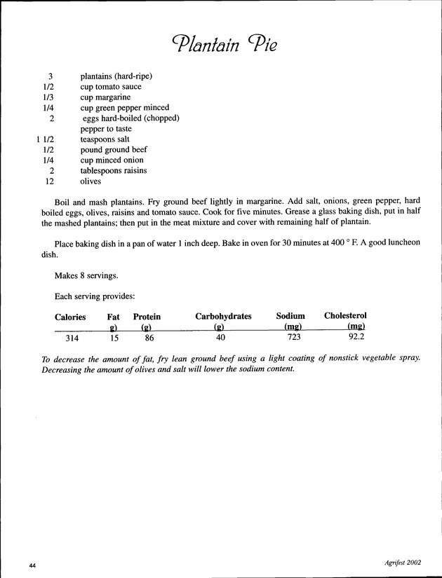 Agrifest : agriculture and food fair of St. Croix, Virgin Islands. 2002. - Page 44