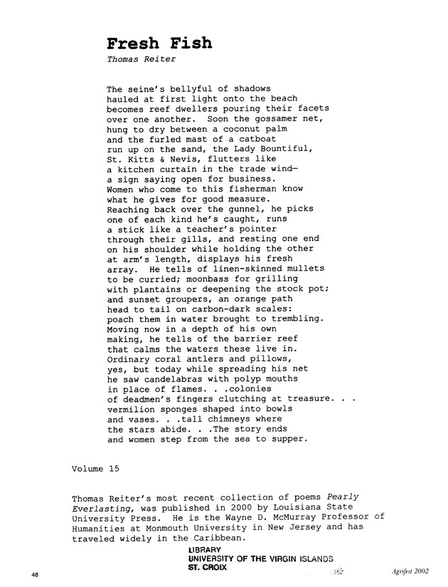 Agrifest : agriculture and food fair of St. Croix, Virgin Islands. 2002. - Page 48