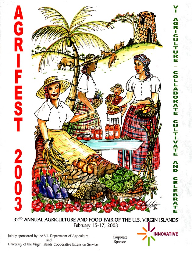 Agrifest : agriculture and food fair of St. Croix, Virgin Islands. 2003. - Front cover 1