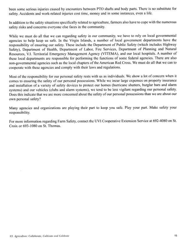 Agrifest : agriculture and food fair of St. Croix, Virgin Islands. 2003. - Page 15