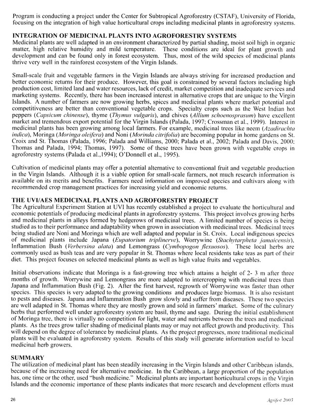 Agrifest : agriculture and food fair of St. Croix, Virgin Islands. 2003. - Page 26