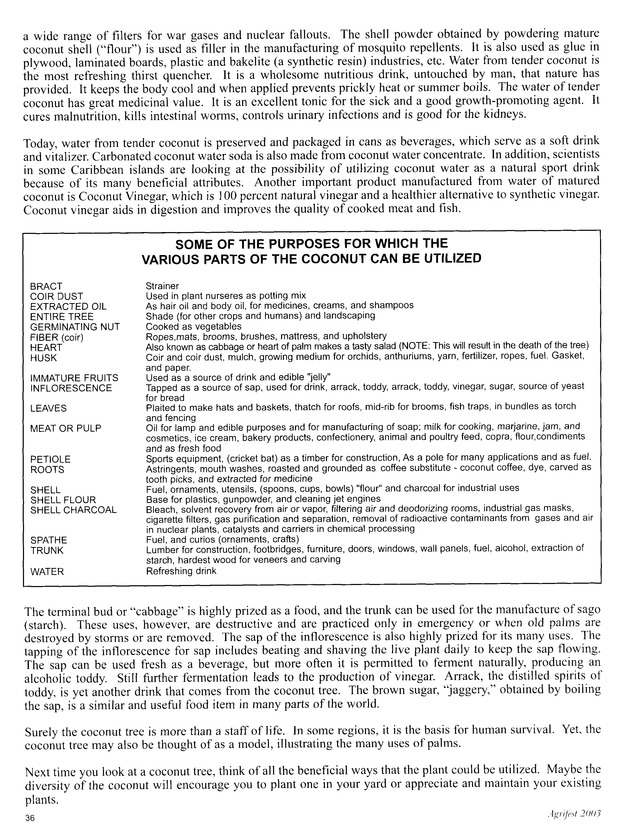 Agrifest : agriculture and food fair of St. Croix, Virgin Islands. 2003. - Page 36