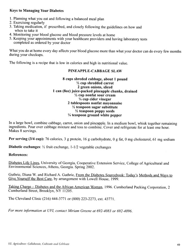 Agrifest : agriculture and food fair of St. Croix, Virgin Islands. 2003. - Page 49