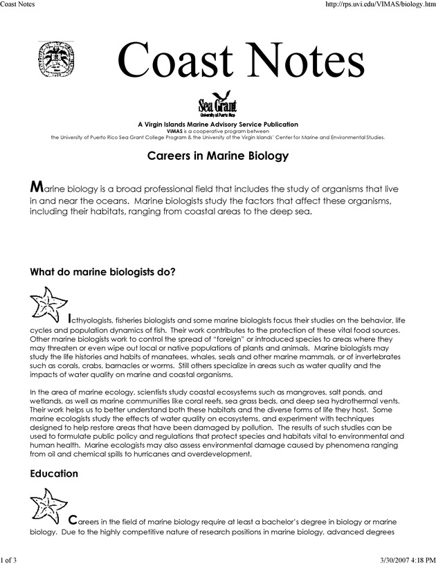 Coast Notes - Page 1