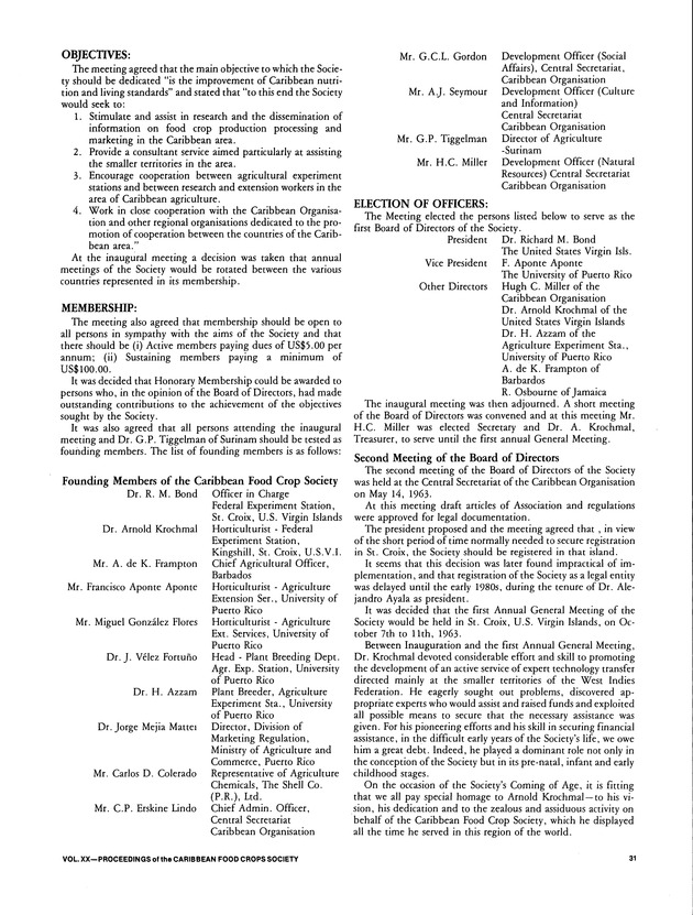 Proceedings of the 20th Annual meeting of the Caribbean Food Crops Society. St. Croix, U.S. Virgin Islands : October 21-26, 1984 - Page 31