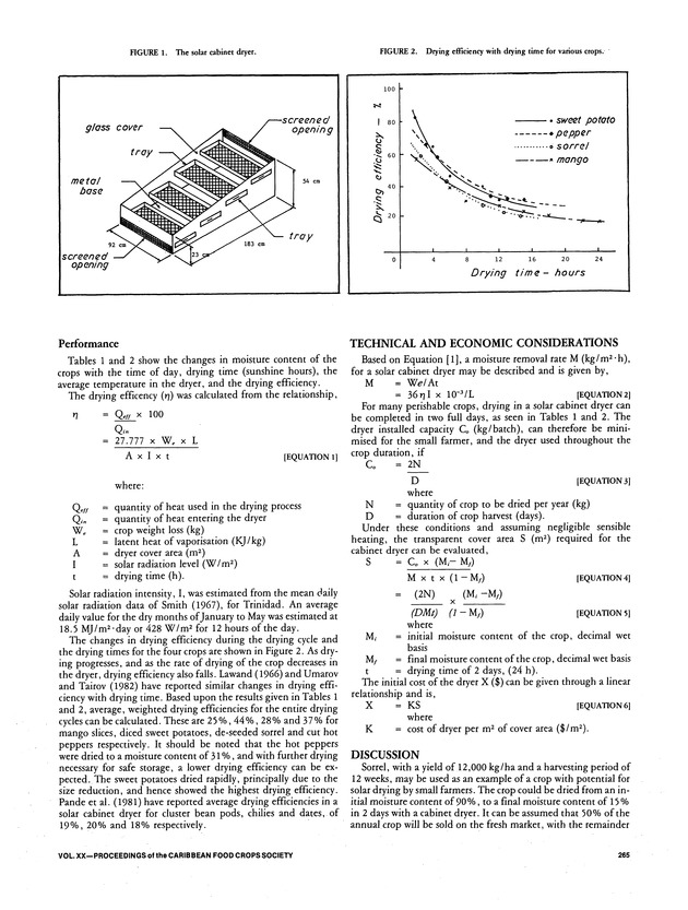 Proceedings of the 20th Annual meeting of the Caribbean Food Crops Society. St. Croix, U.S. Virgin Islands : October 21-26, 1984 - Page 265