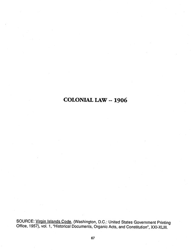 Major political & constitutional documents of the United States Virgin Islands - Page 67