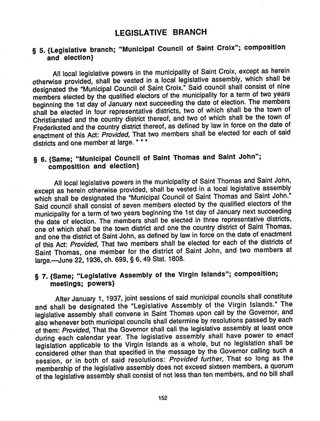 Major political & constitutional documents of the United States Virgin Islands - Page 152