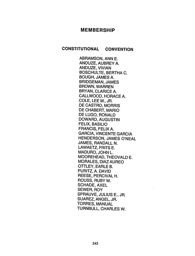 Major political & constitutional documents of the United States Virgin Islands - Page 243