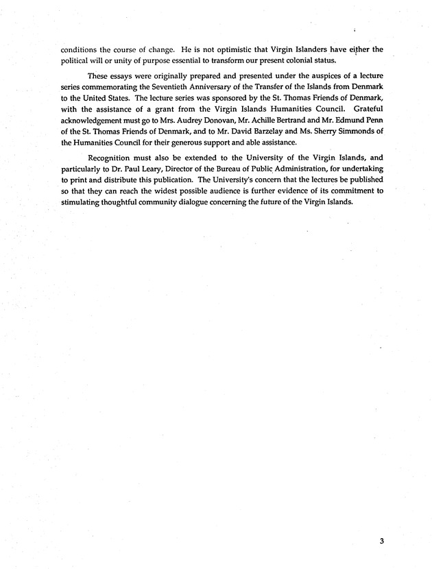 Taking Bearings: The United States Virgin Islands 1917-1987 - Page 3