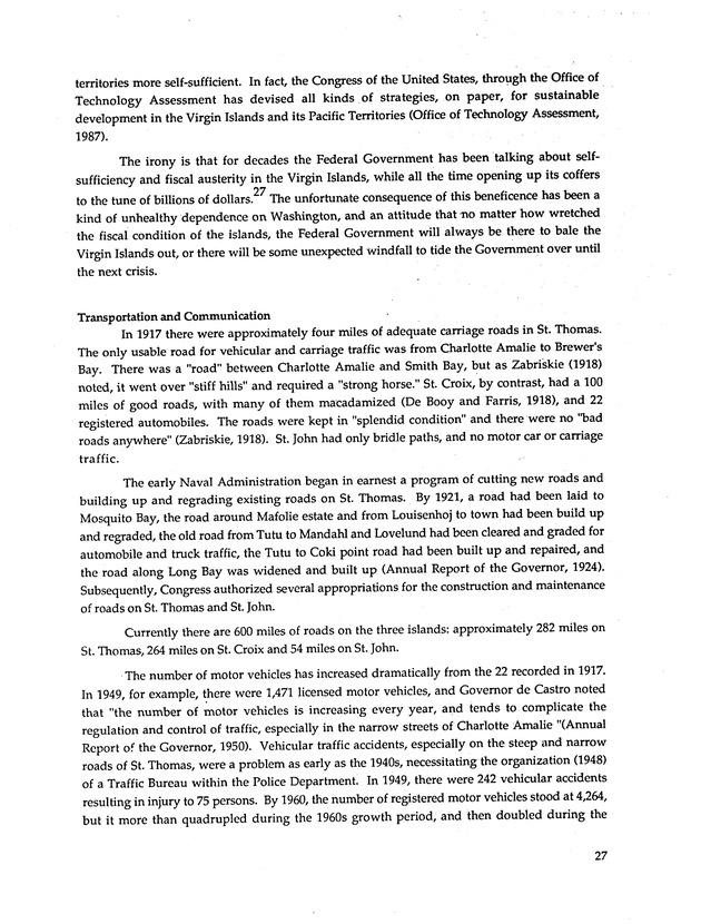 Taking Bearings: The United States Virgin Islands 1917-1987 - Page 27