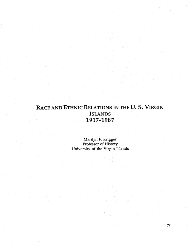 Taking Bearings: The United States Virgin Islands 1917-1987 - Page 77