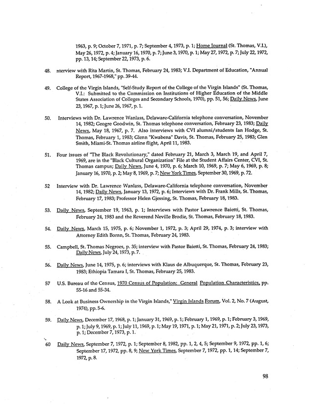 Taking Bearings: The United States Virgin Islands 1917-1987 - Page 98