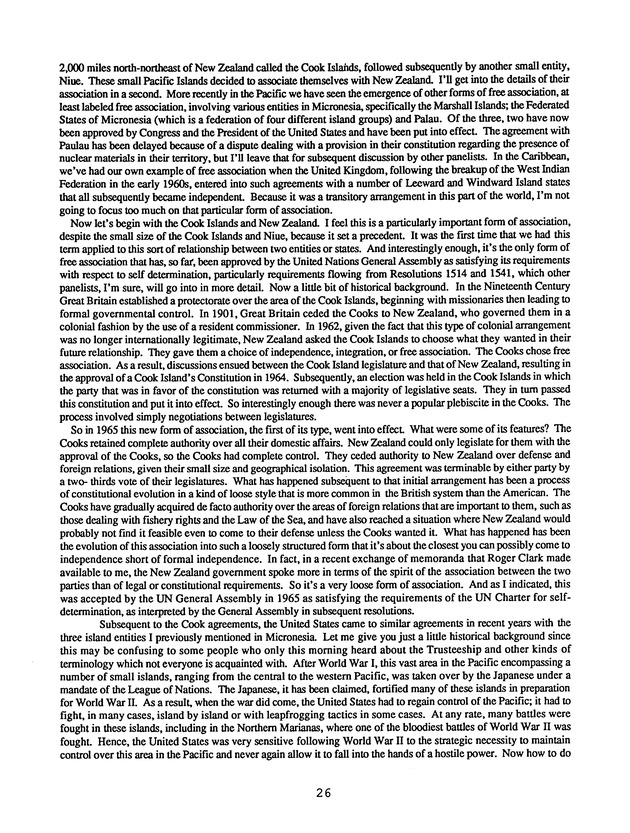 Proceedings : Conference on the Future Political Status of the United States Virgin Islands (February,1988) - Page 26