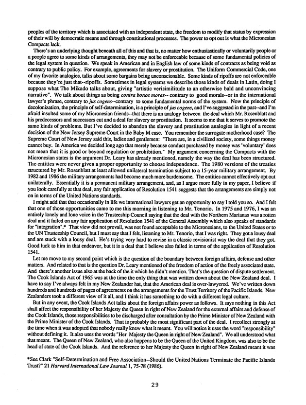 Proceedings : Conference on the Future Political Status of the United States Virgin Islands (February,1988) - Page 29