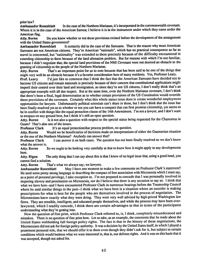 Proceedings : Conference on the Future Political Status of the United States Virgin Islands (February,1988) - Page 40