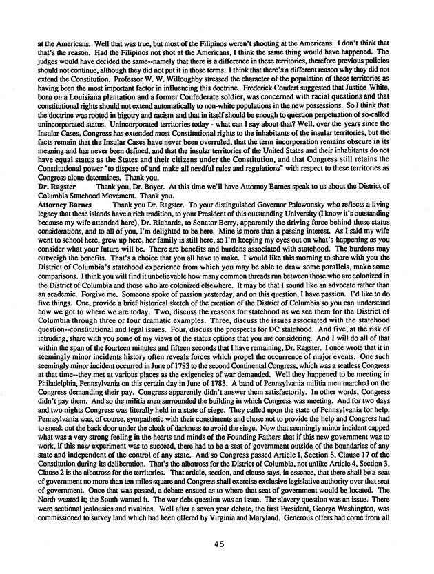 Proceedings : Conference on the Future Political Status of the United States Virgin Islands (February,1988) - Page 45